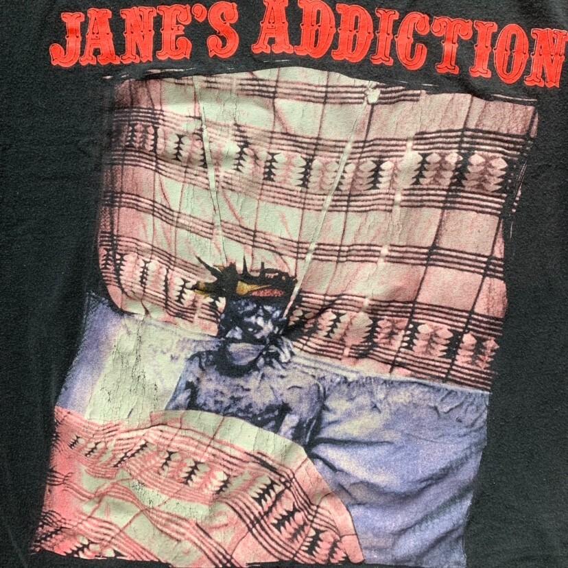 Vintage 1990 JANES ADDICTION Tour Black Men All Size Tshirt FN652 Unisex T-Shirt XL