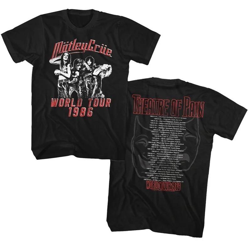 

Motley Crue Theatre Of Pain Tour Classic Black Adult TShirt Unisex T-Shirt XXXXL