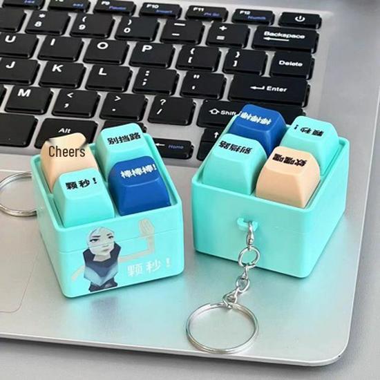 Grenzüberschreitendes EGPWS Flugzeug Notfallwarnung Aufleuchtendes Spielzeug Schlüsselanhänger Anhänger Geschenk