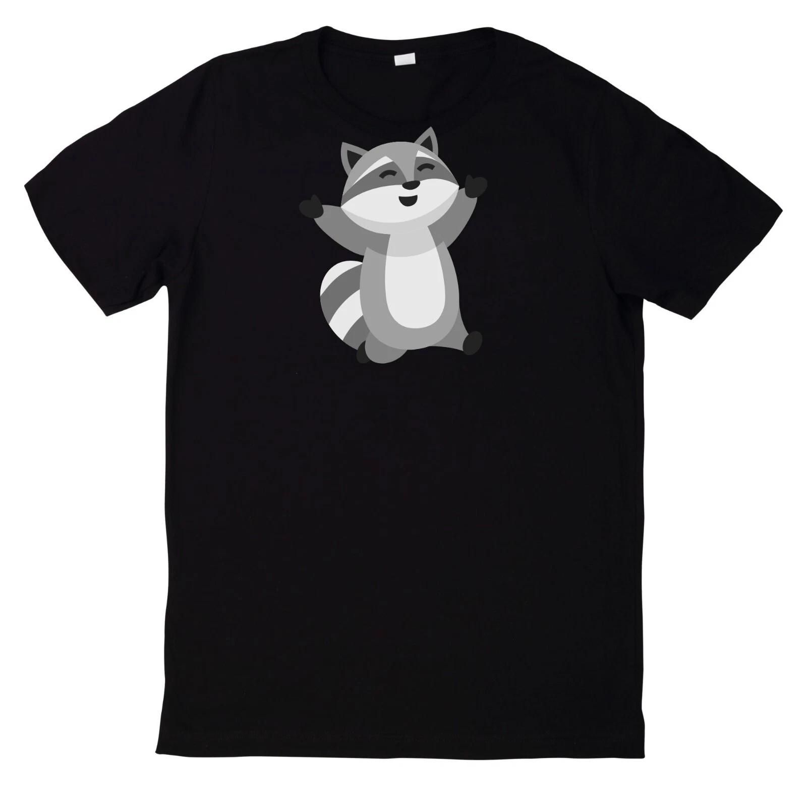 T-Shirt Süßer Waschbär Lustig Racoon Motiv XXXL