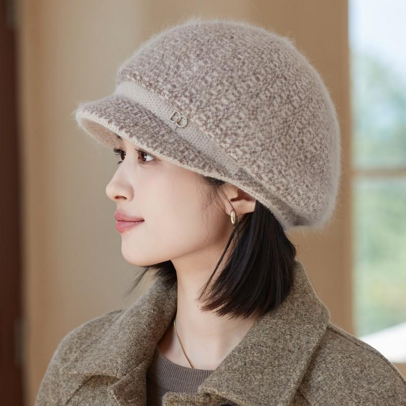 Mutter Hut weiblich Herbst und Winter kalt gestrickte Thermomütze mittleren Alters verdickte Oma Mütze Wollmütze