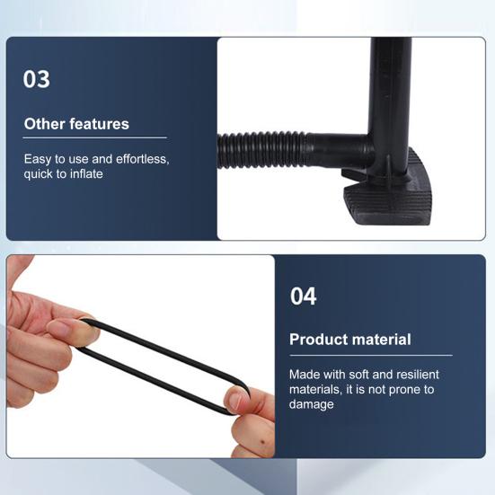 Manual Air Pump Fast Inflation Hand Pulled Air Pump Easy To Use Compact Portable Two-Way Handheld Inflatable Air Pump