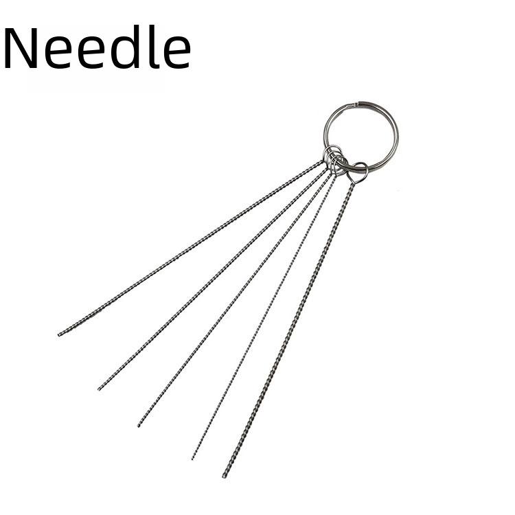 Airbrush Spray Gun Cleaning Kit: Includes Small Brush, Rinse Gun, Nozzle, and Four Ventilation Accessories for Auto Repair.