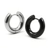 Fashion hip-hop hiphop rap bold thickened big earring Men wide earrings single titanium steel stud earrings Fancy