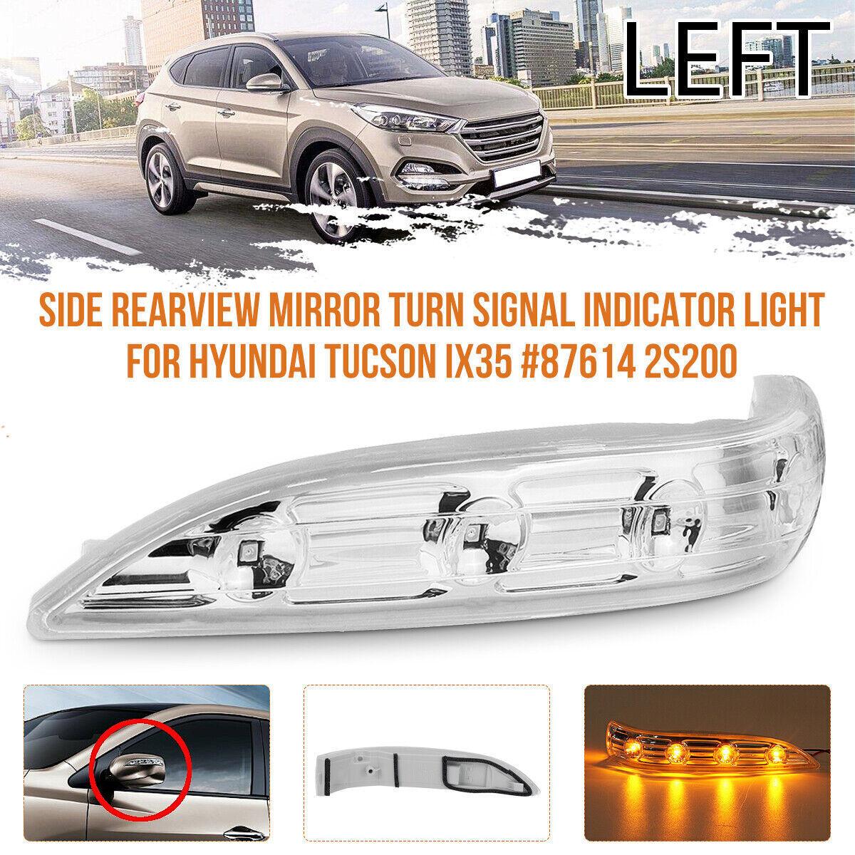 

Повторювач індикатора правого лівого заднього дзеркала для Hyundai IX35 Tucson ELH LM 2009-2015 Великобританія Left