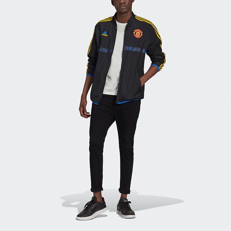 Adidas Manchester United Jacket Men's Black (Unisex) Jackets GR3871