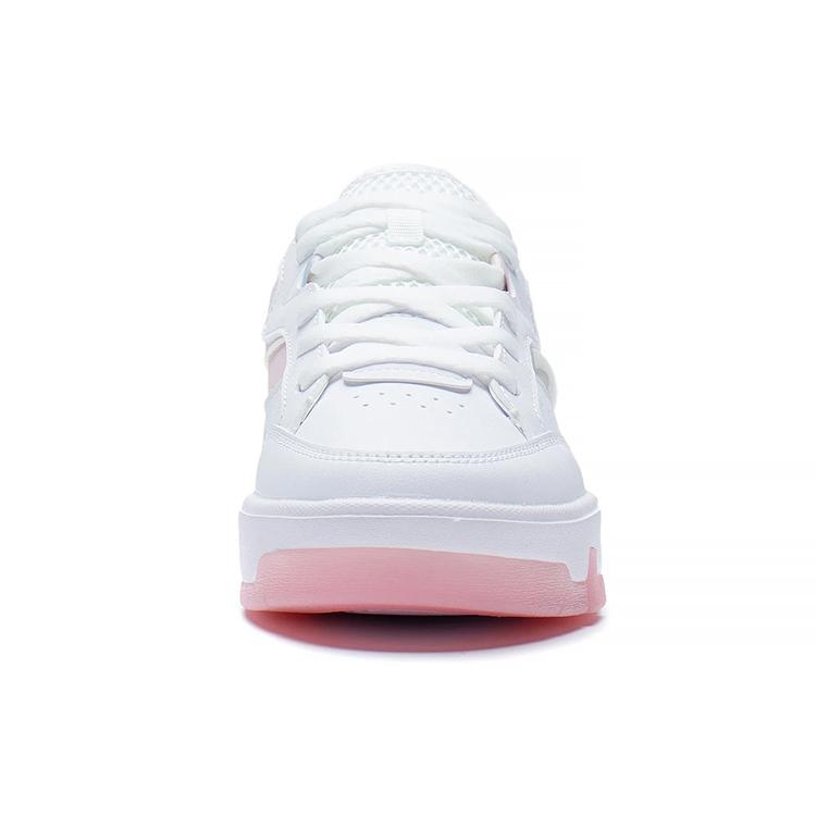Li Ning Ace Cushioning, Wear Resistant Low top Skateboard Shoes Women's White AGCS032-4