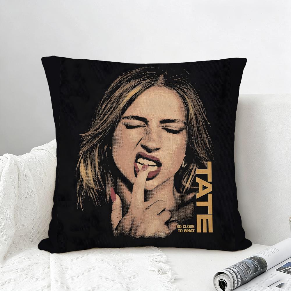 Singer Tate McRae Cushion Cover Natural Linen Pillowcase Set AllinOne Decor for Sofa Bedroom Chair