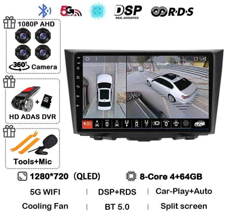 Android 14 Carplay Auto For Suzuki Kizashi 2009 2010 2011 2012 2013 2014 2015 Car Radio GPS Stereo Multimedia Player Head Unit