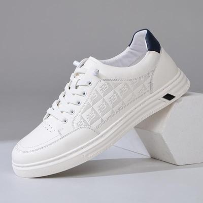 Men's 2025 Autumn Genuine Leather Slip-on Casual Sports Skate Shoes