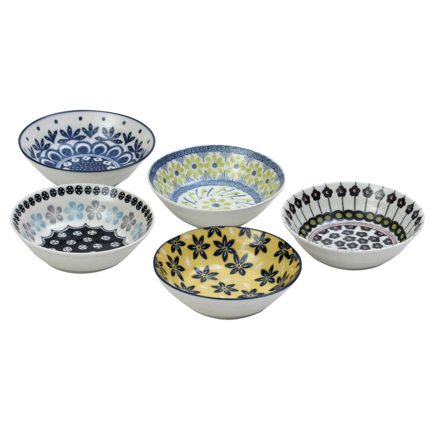 

Awasaka Pottery Field Small Bowl Set 7-1806, White, 10 x 16 x 16 cm