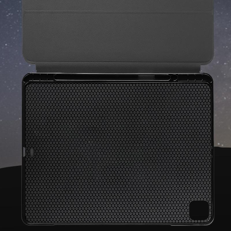 X-LEVEL For iPad Air (2020)/(2022) Case PU Leather+TPU Tablet Cover with Tri-Fold Stand