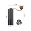 Manual Coffee Grinder Diamond Grinder CNC Stainless Steel Core Lengthened Handle Double Bearing Adjustable Coffee Bean Grinder