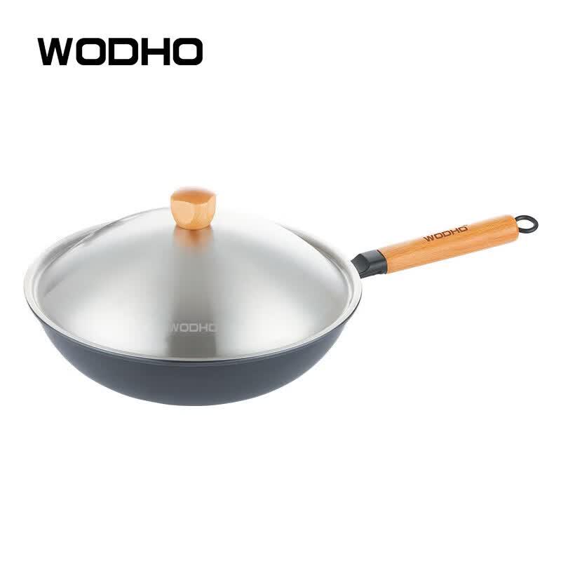 WODHO Fine Iron Health Wok