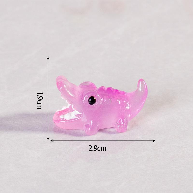 

Светящийся мультяшный крокодил 3D кулон смола украшение для автомобиля