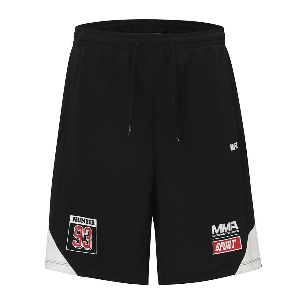 UFC SPORT Ufc Champ Sponsor Relax Fit Shorts Black U4Spw2116Bk
