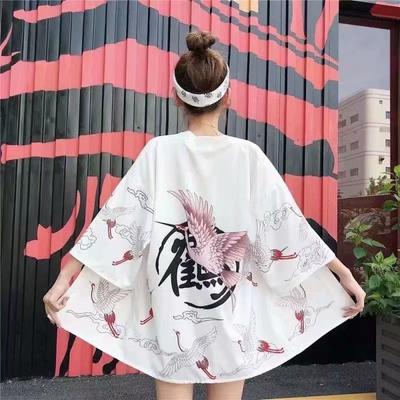 Women Traditional Cardigan Kimono Coat  Thin Outfit