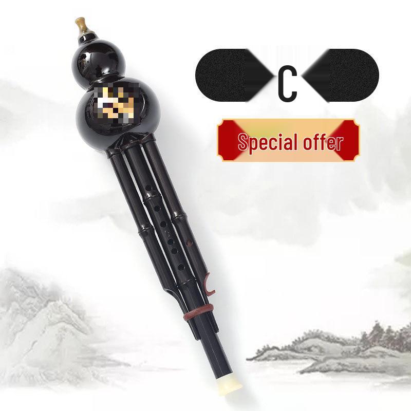 B Flat & C Key Ethnic Gourd Flute for Students & Beginners