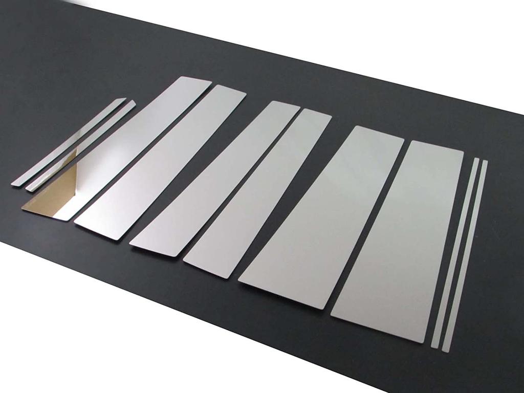 BRIGHTZ Finish Stainless Steel Pillar Panels for Honda Step Wagon Spada Visors Compatible with and 6 models Ultra-Mirror (10-Piece Set) RK5/RK6 (No