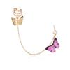 Alloy Butterfly Elegant Earrings Charming European Style For Women In Multiple Colors
