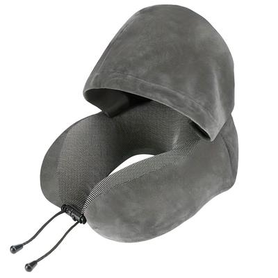 U-shaped Pillow Memory Cotton Hooded Travel Pillow U-shaped Pillow with Hat for Nap,household Nap Adult Neck Protection Headrest Remove and Wash
