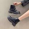 Thick-soled Martin Boots Women's 2025 Autumn New Versatile Short Boots Retro British Style Sweet Cool Thin Single Boots Tide