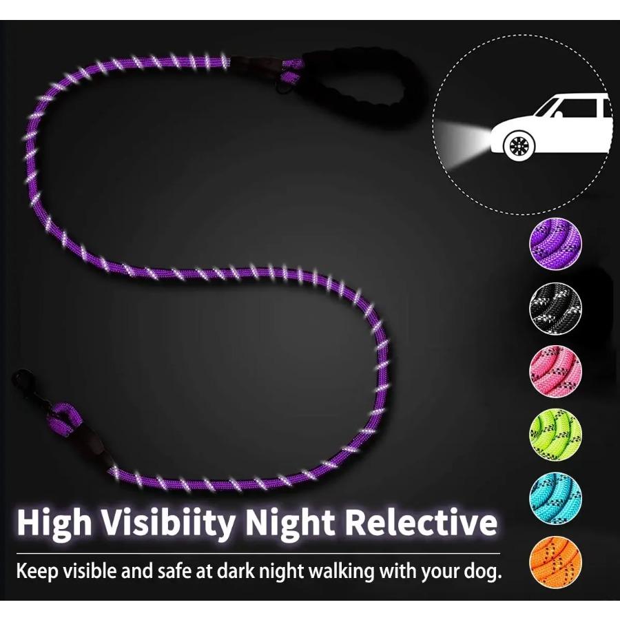 Strong Dog Leash Pet Leashes Reflective Leash For Big Small Medium Dog Leash Drag Pull Tow Golden Retriever