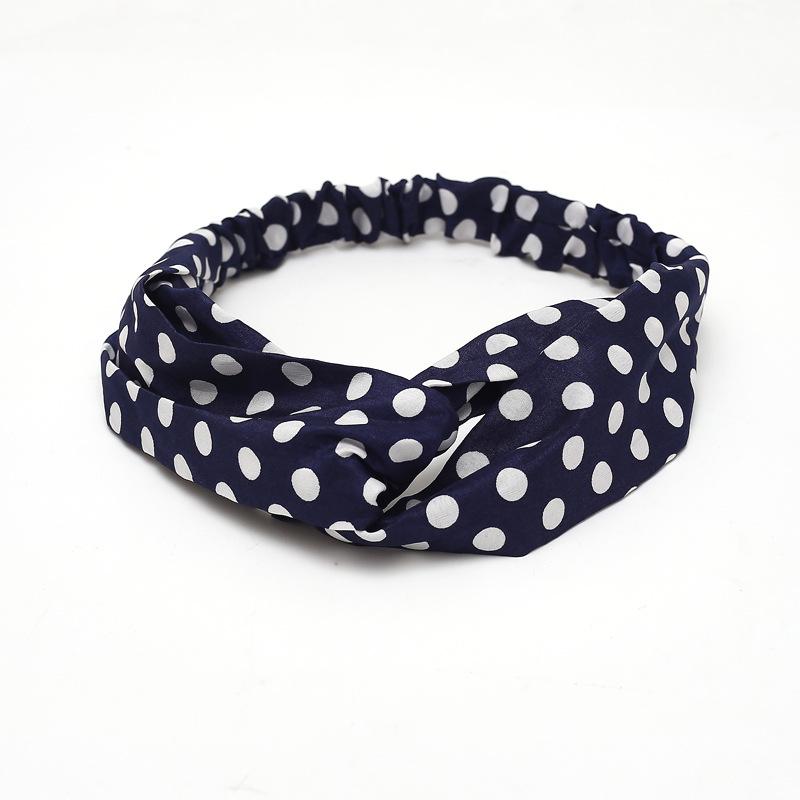 Fashion Bohemian Headband Print Hairbands For Women Girls Vintage Cross Knot Turban Bandanas Headwear Hair Accessories