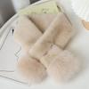 Winter Warm Solid Color Korean Winter Scarf Soft Soft Women Girls Scarf Faux Mink Fur Warm Neck Warmer Winter Season