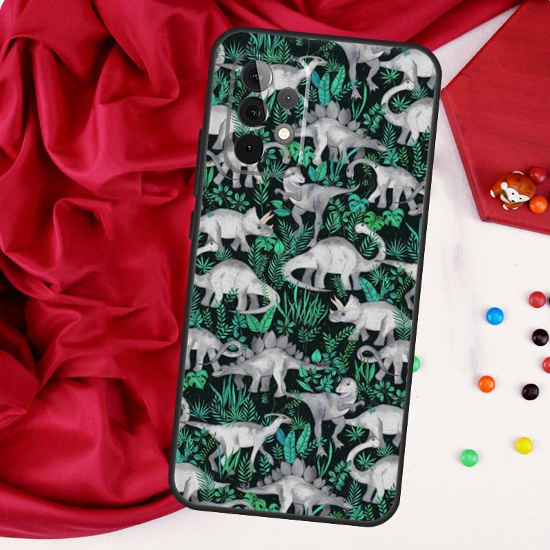 Skeleton Dinosaur Pattern For Samsung Galaxy A26 A05 A06 A16 A54 A34 A14 A22 A32 A52 A55 A35 A15 A53 A13 A56 A36 Case