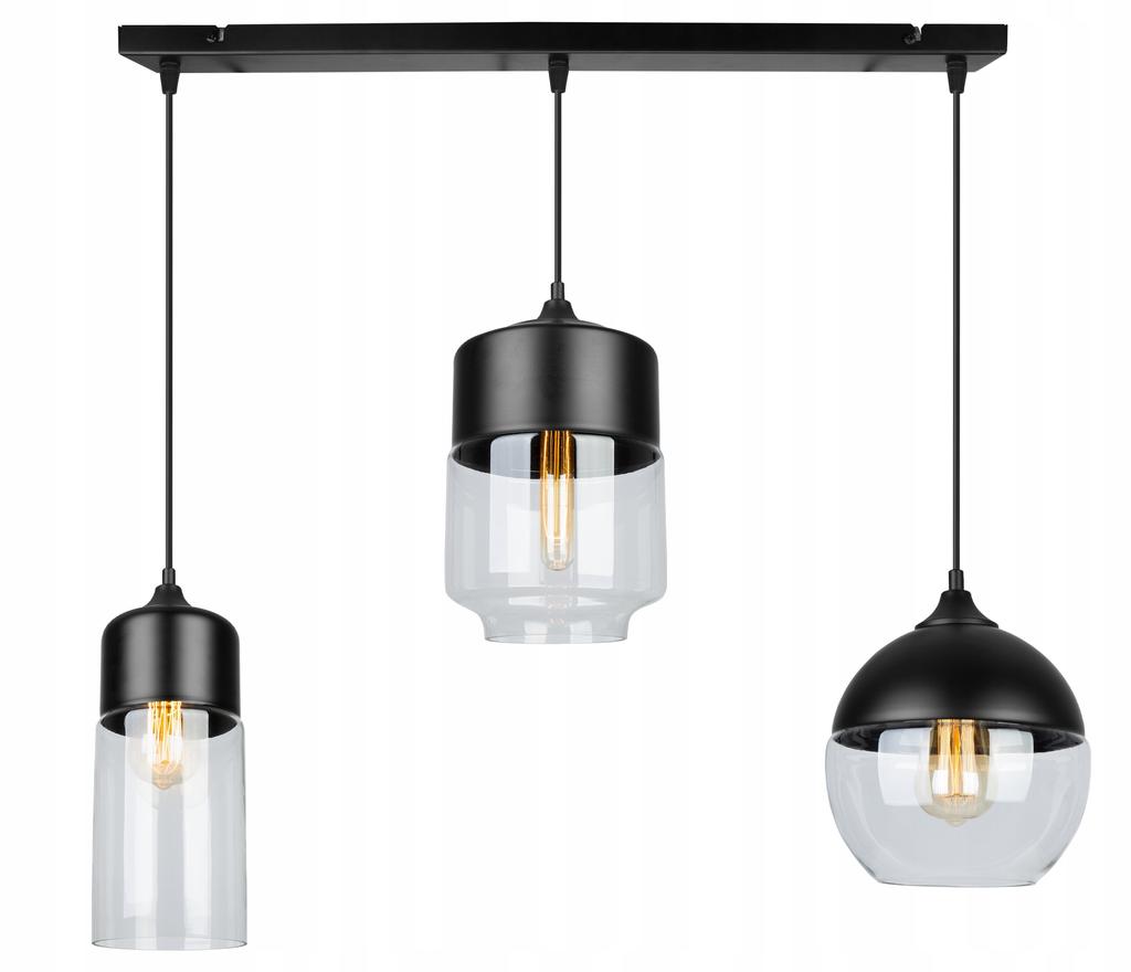 HANGING CEILING LAMP, GLASS LAMP SHADE