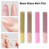 Crystal Nail Shiner Nano Glass Nail File Transparent Crystal Nail Polish Rubbing Strip Polishing Tool For Nail Art And Pedicures