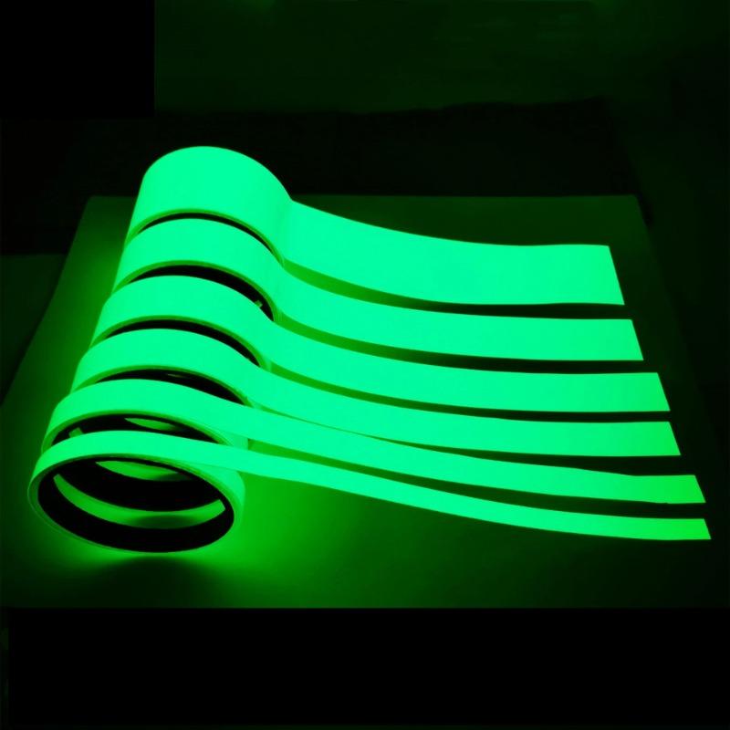 Luminous Tape Luminous Tape Green Warning Ground Light Storage Stair Anti Slip Sticker Reflective Fluorescent Tape