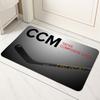 Tappetino CCM Retro Logo Hockey su Ghiaccio Antiscivolo Microfibra Durevole Lavabile per Ingresso Bagno Soggiorno Cucina Tutte le Stagioni