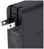 ELECOM AC Adapter for Laptops, Type-C PD Compatible, 45W, Integrated Cable, 2m, Black, ACDC-PD0145BK