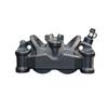 Motorcycle Nissin Forged Brake Caliper Asymmetric 4-piston 100MM Installation Lock Point for Front Wheel Braking