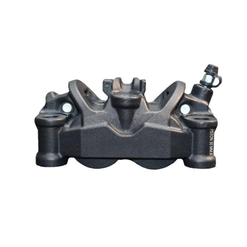 Motorcycle Nissin Forged Brake Caliper Asymmetric 4-piston 100MM Installation Lock Point for Front Wheel Braking