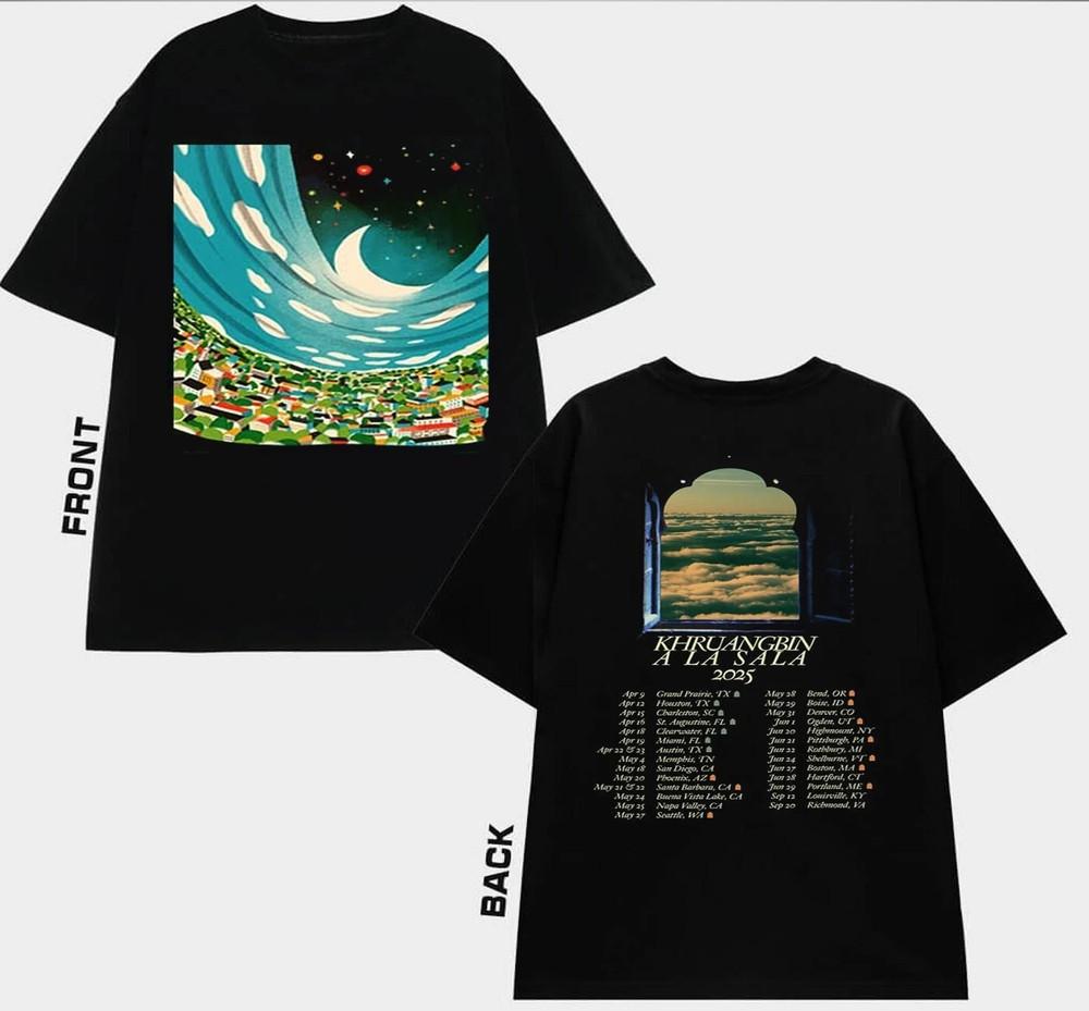 Khruangbin A La Sala Tour Schedules Cities Tour Dates Size S-5XL SS761 Unisex T-Shirt XXXXL