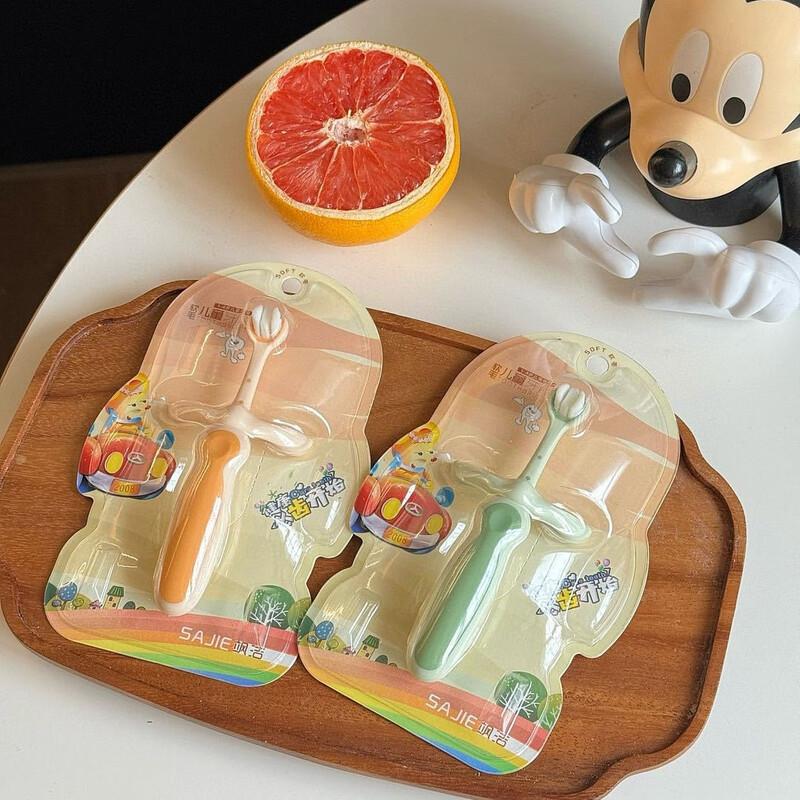 Sajie Little Flying Man Children s Orthodontic Toothbrush