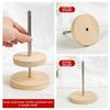 Wooden Yarn Rotating Tool Portable Thread Holder Auxiliary Tool Yarn Ball Holder  Crochet Work