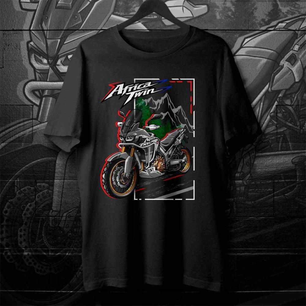 Honda Herren und Damen T-Shirt CRF1000L2 Africa Twin Sommer Motorrad T-Shirt Racing Kurzarm Frühling Radfahren Offroad Oberteil