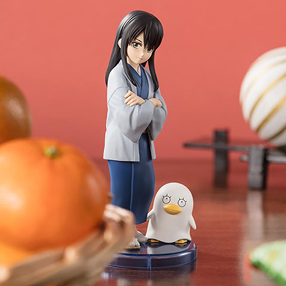 13CM Adokenette GINTAMA Sakata Gintoki&Katsura Kotarou Figure Anime Peripheral Action Model Desktop Decorative Toy Collect Gift