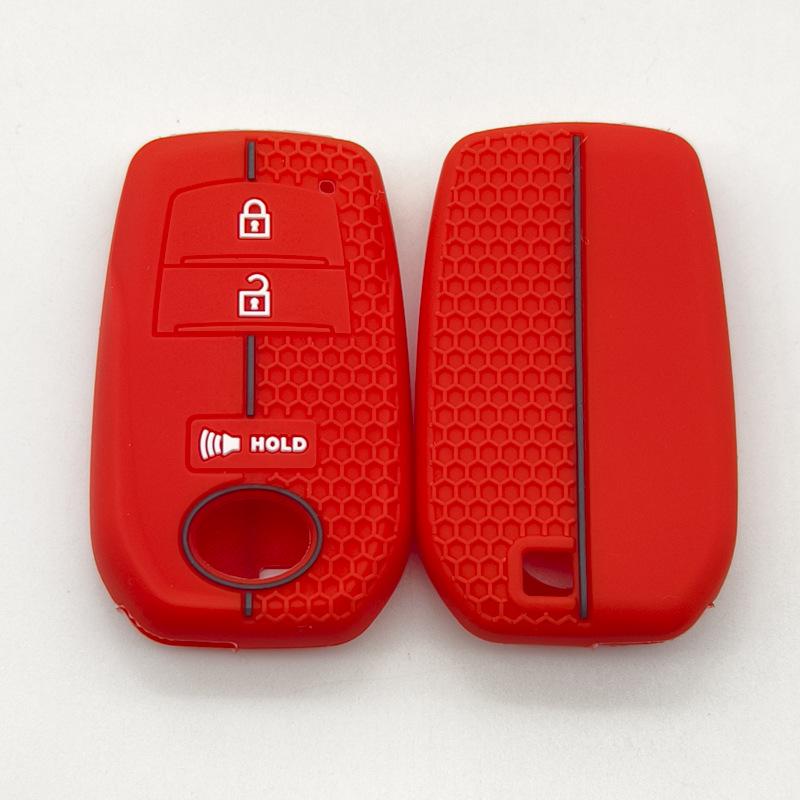 Soft Silicone Key Cover for Toyota Prius, Sequoia & Tacoma (2+1 Button, US Version)