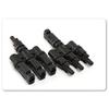Waterproof Adapter Solar T Connector Dustproof Sealing Flame-retardant Material Solar Connector For Outdoor Solar Installations