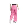 Adidas Originals Comfortable Solid Color Parachute Cargo Pants Women Pants Pink JD1126