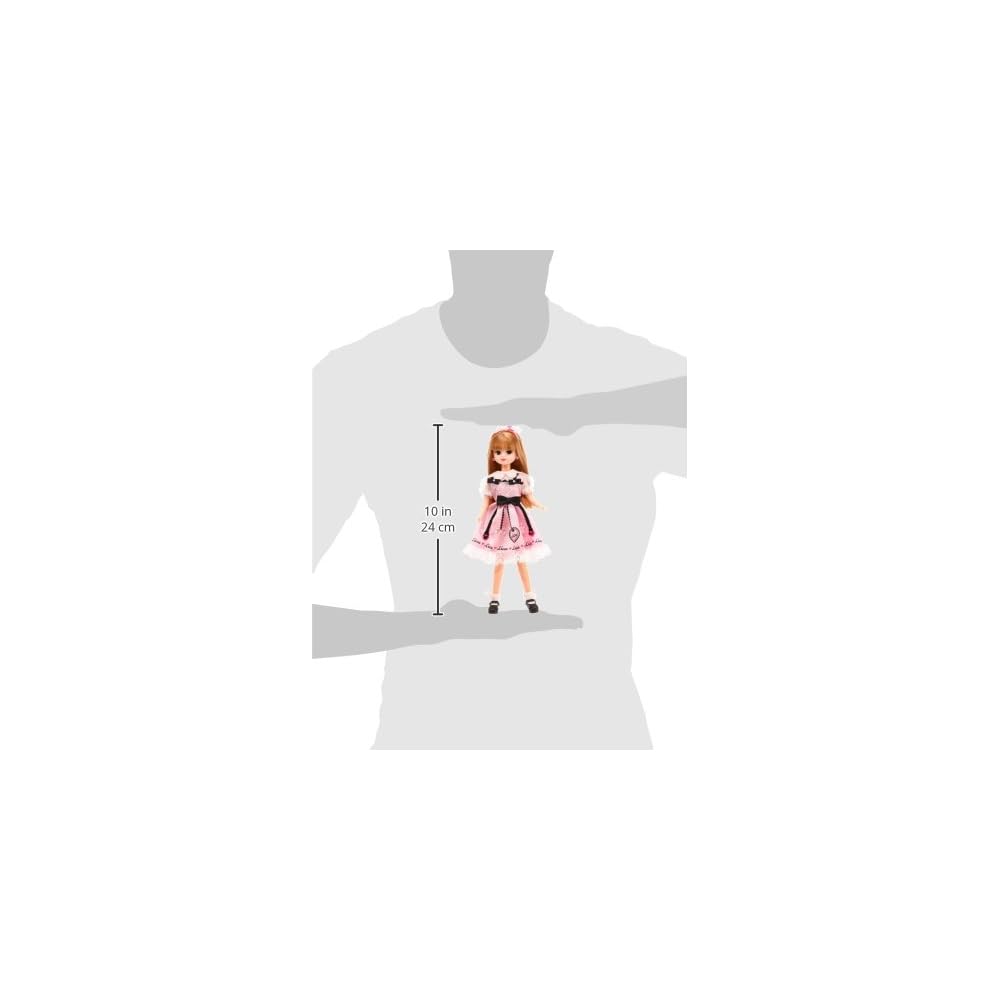 Takara Tomy Licca-chan Doll LD-01 Gift Set with Dress-Up Accessories for Kids Age 3 and Up