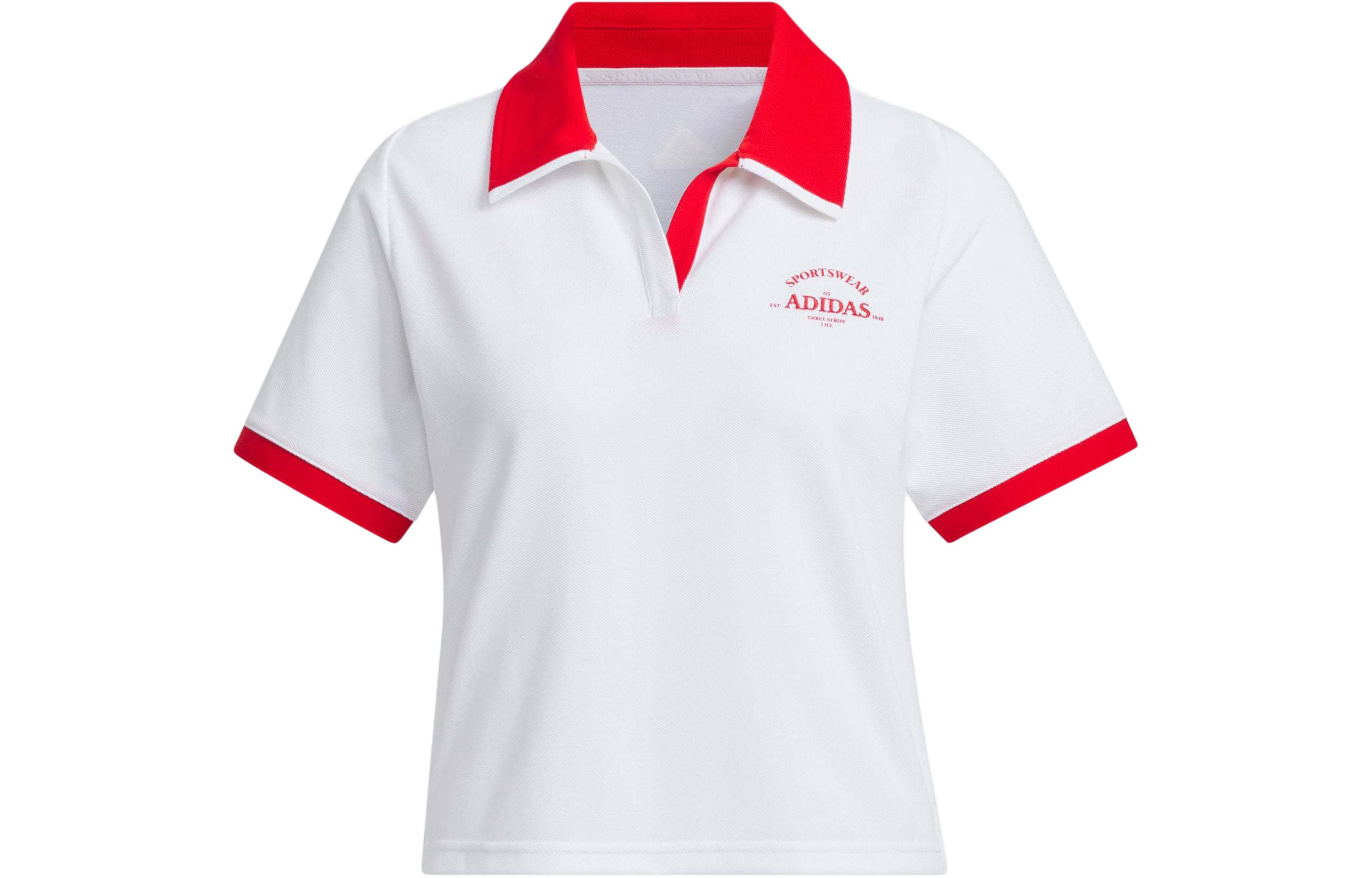 Adidas VERBIAGE POLO TEE Polo Shirt Women s White JC8685 M