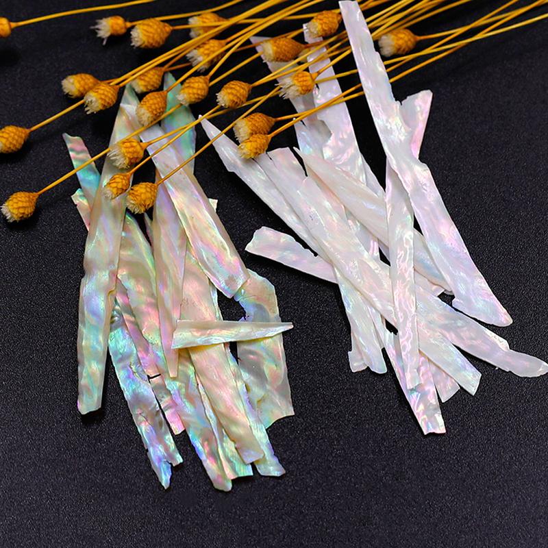 Nägel Abalone Muschel Scheibe Nagelkunst Aufkleber Glitzer Pailletten Fragment 3D Farbverlauf
