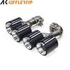 Thunder Edition Carbon Fiber Akrapovic Quad Exhaust Tailpipe for BMW X3/X4