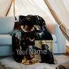 Custom Name The Count of Monte Cristo Theme Printed Blanket - Perfect for Couch, Bed, Travel & Outdoor Use | Machine Washable, Cozy & Durable.